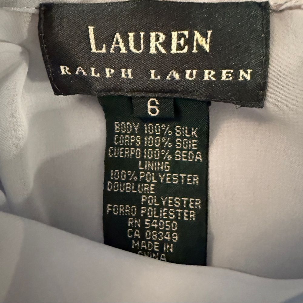 Ralph Lauren Vintage Sleeveless Silk Floral Maxi Dress - Picture 4 of 6